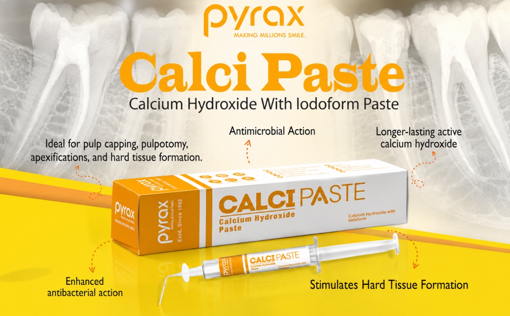 CALCIUM HYDROXIDE WITH IODOFORM PASTE 2* 2 GMS