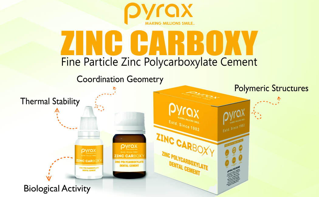 FINE PARTICLE ZINC POLYCARBOXYLATE CEMENT
