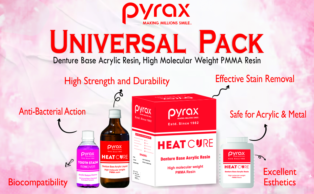 HEAT CURE DENTURE BASE MATERIAL PINK