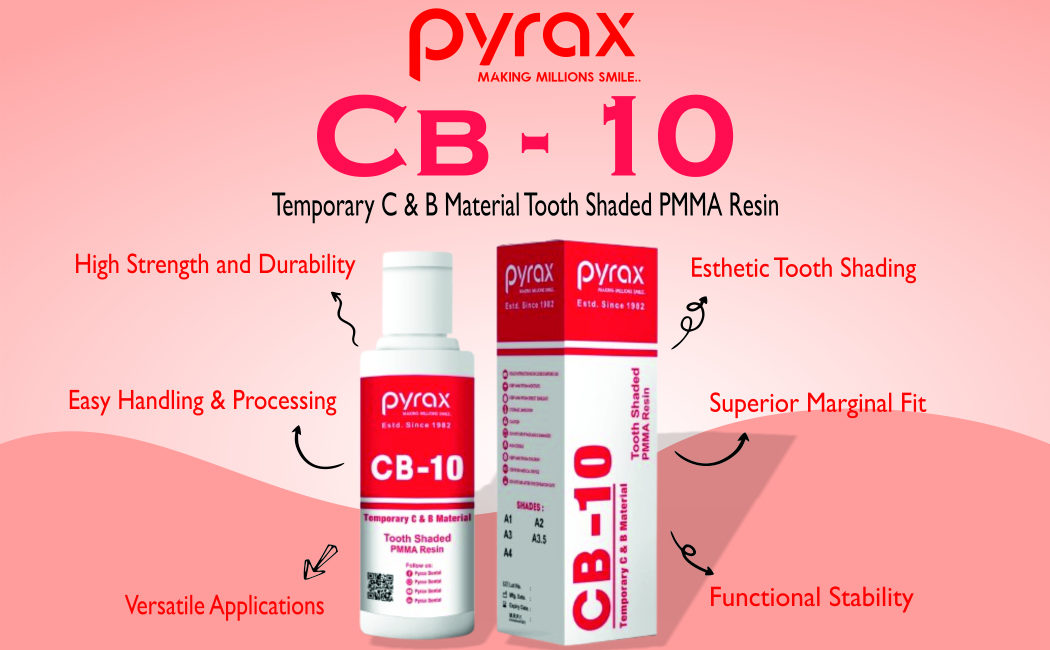 HEAT CURE TEMPORARY C AND B MATERIAL 55 GMS