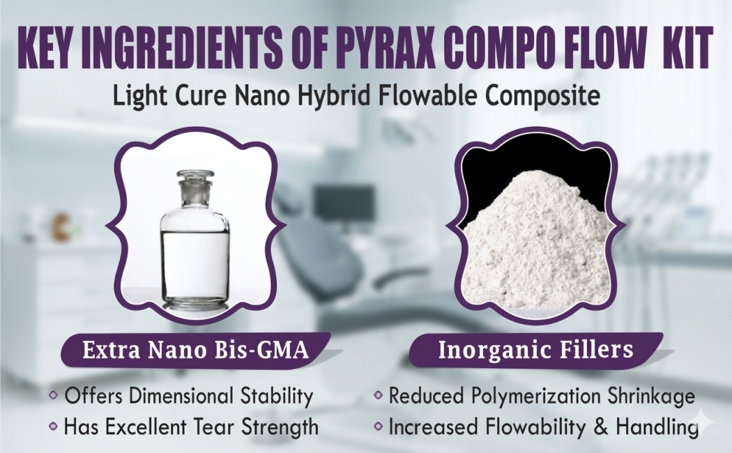 LIGHT CURE NANO HYBRID FLOWABLE COMPOSITE KIT