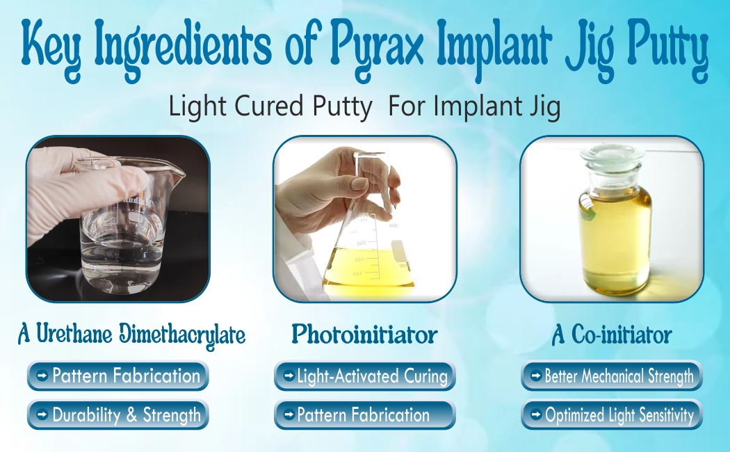 LIGHT CURE RESIN FOR IMPLANT JIG 1 INTO 15 GMS