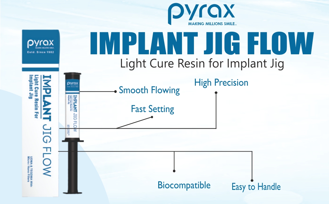 LIGHT CURE RESIN FOR IMPLANT JIG FLOW 1 INTO 15 GMS
