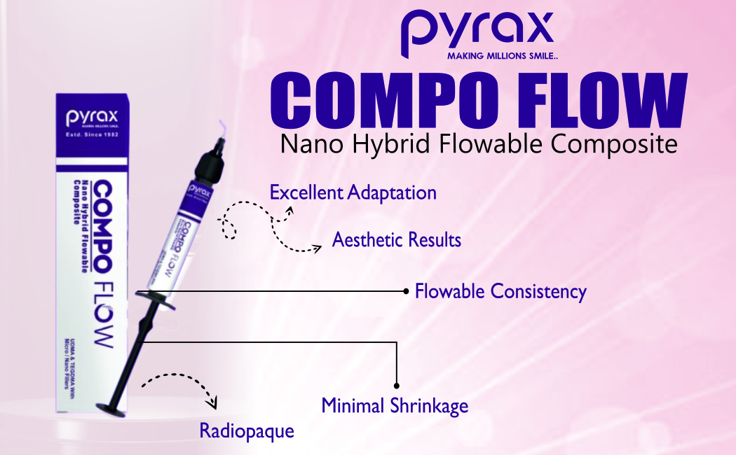 LIGHT CURE NANO HYBRID FLOWABLE COMPOSITE 1 * 2 GMS