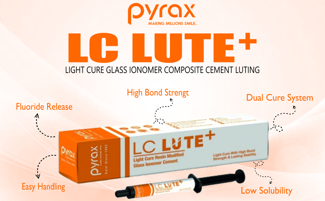 LIGHT CURE GLASS IONOMER COMPOSITE CEMENT LUTING 1 * 2 GMS