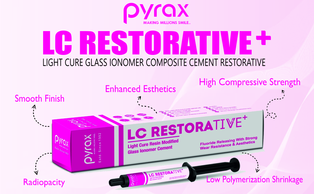 LIGHT CURE GLASS IONOMER COMPOSITE CEMENT RESTORATIVE 1 * 2 GMS