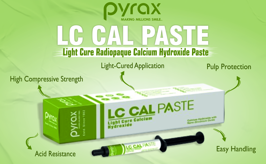 LIGHT CURE RADIOPAQUE CALCIUM HYDROXIDE PASTE