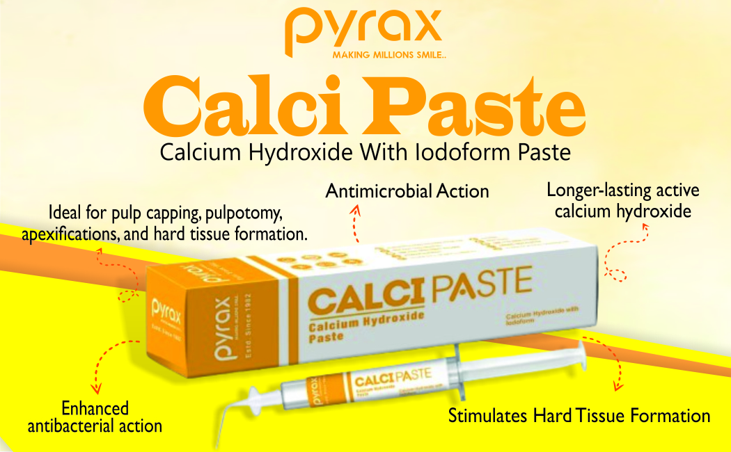 CALCIUM HYDROXIDE WITH IODOFORM PASTE 2* 2 GMS