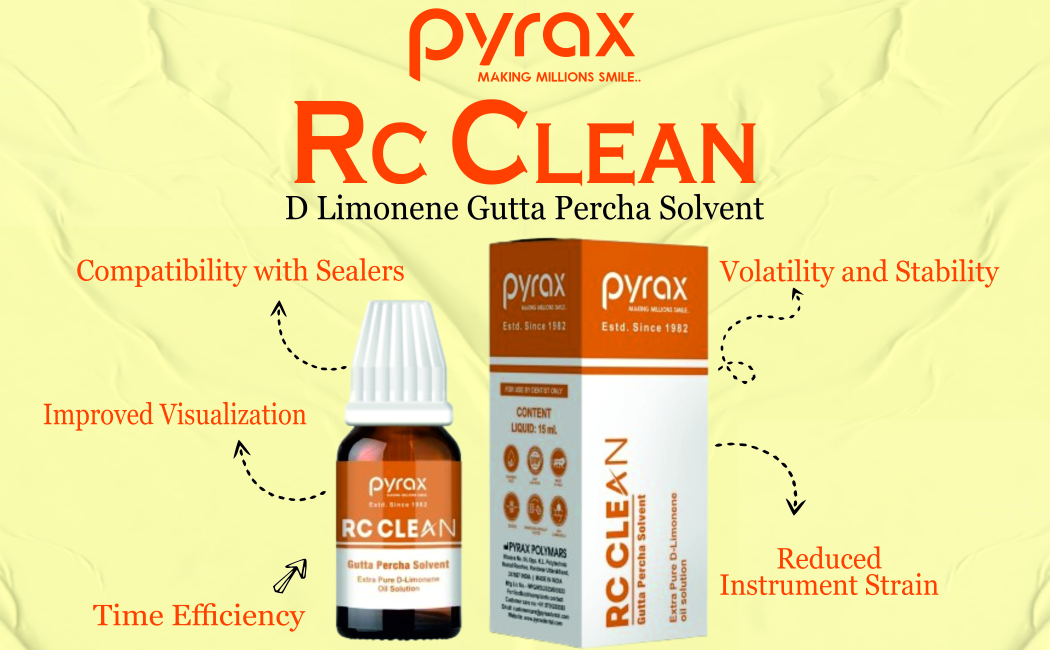 D LIMONENE GUTTA PERCHA SOLVENT