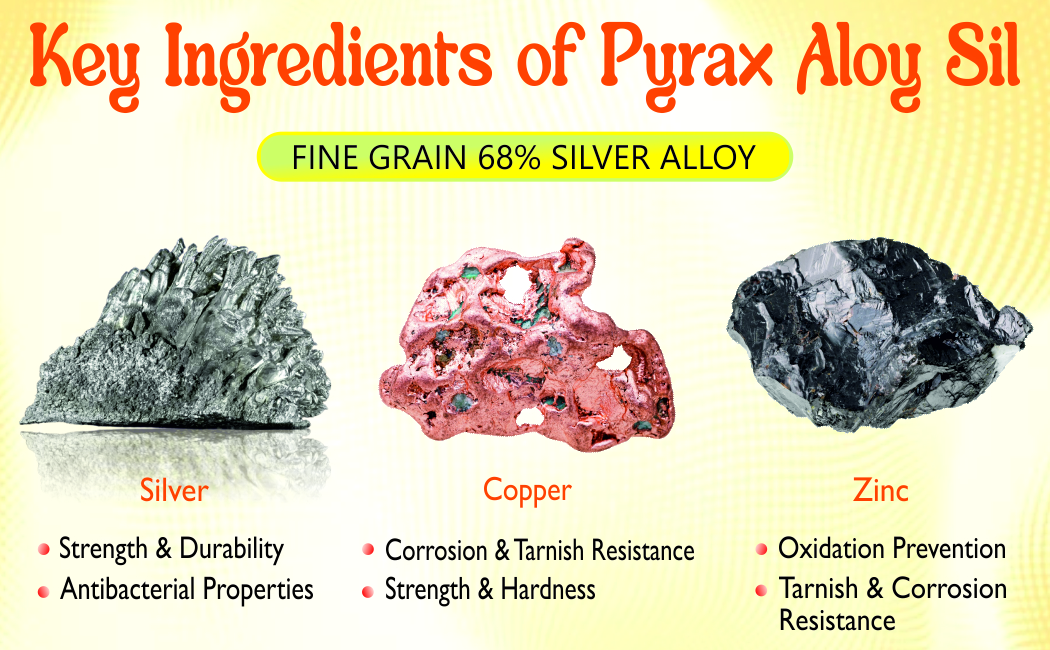 FINE GRAIN 68 PERCENT SILVER ALLOY 30 GMS