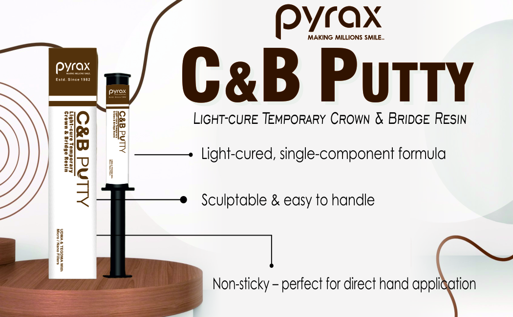 LIGHT CURE TEMPORARY CROWN AND BRIDGE PUTTY