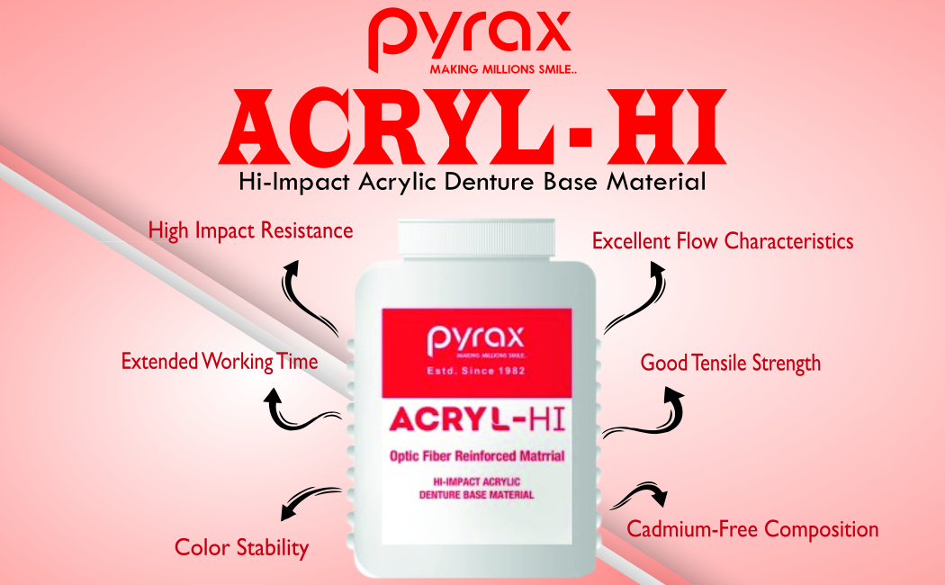 HIGH IMPACT DENTURE BASE POWDER 200 GM