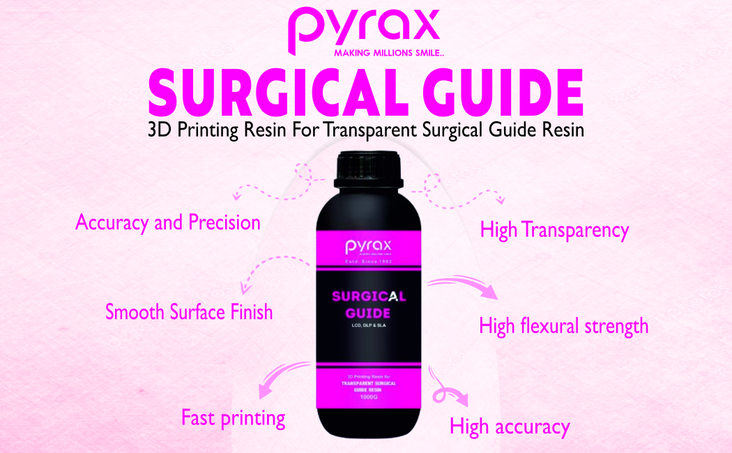 3D PRINTING RESIN FOR TRANSPARENT SURGICAL GUIDE RESIN