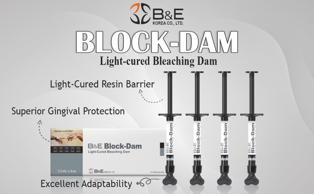 LIGHT CURED BLEACHING DAM