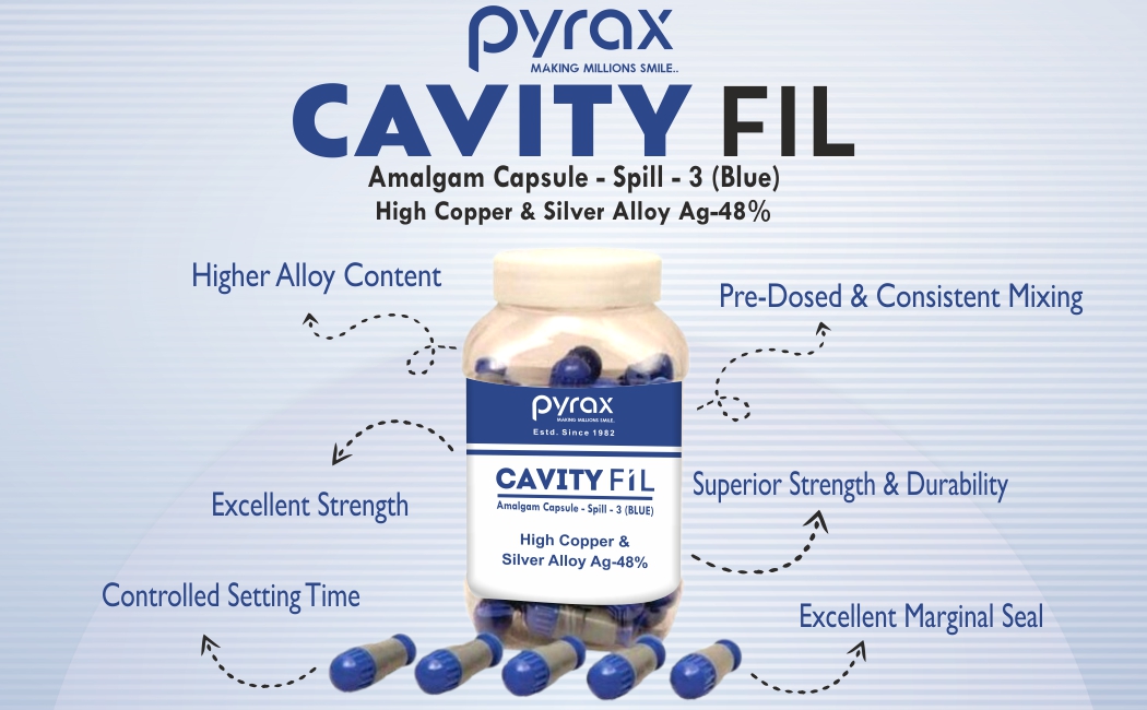 NON GAMMA II FINE GRAIN 48 PERCENT SILVER ALLOY AMAGAM CAPSULE (BLUE)