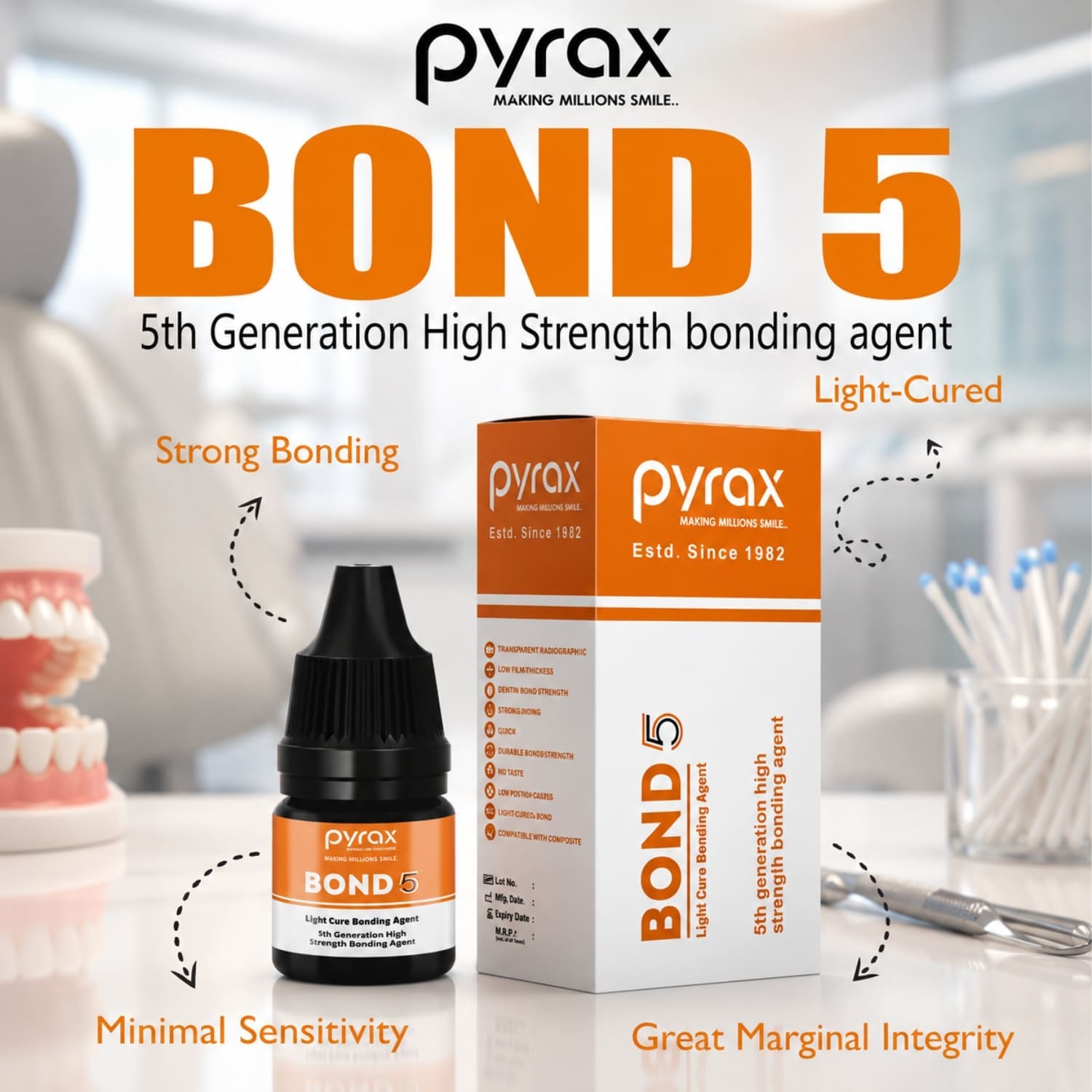 5TH GENERATION LIGHT CURE BONDING AGENT