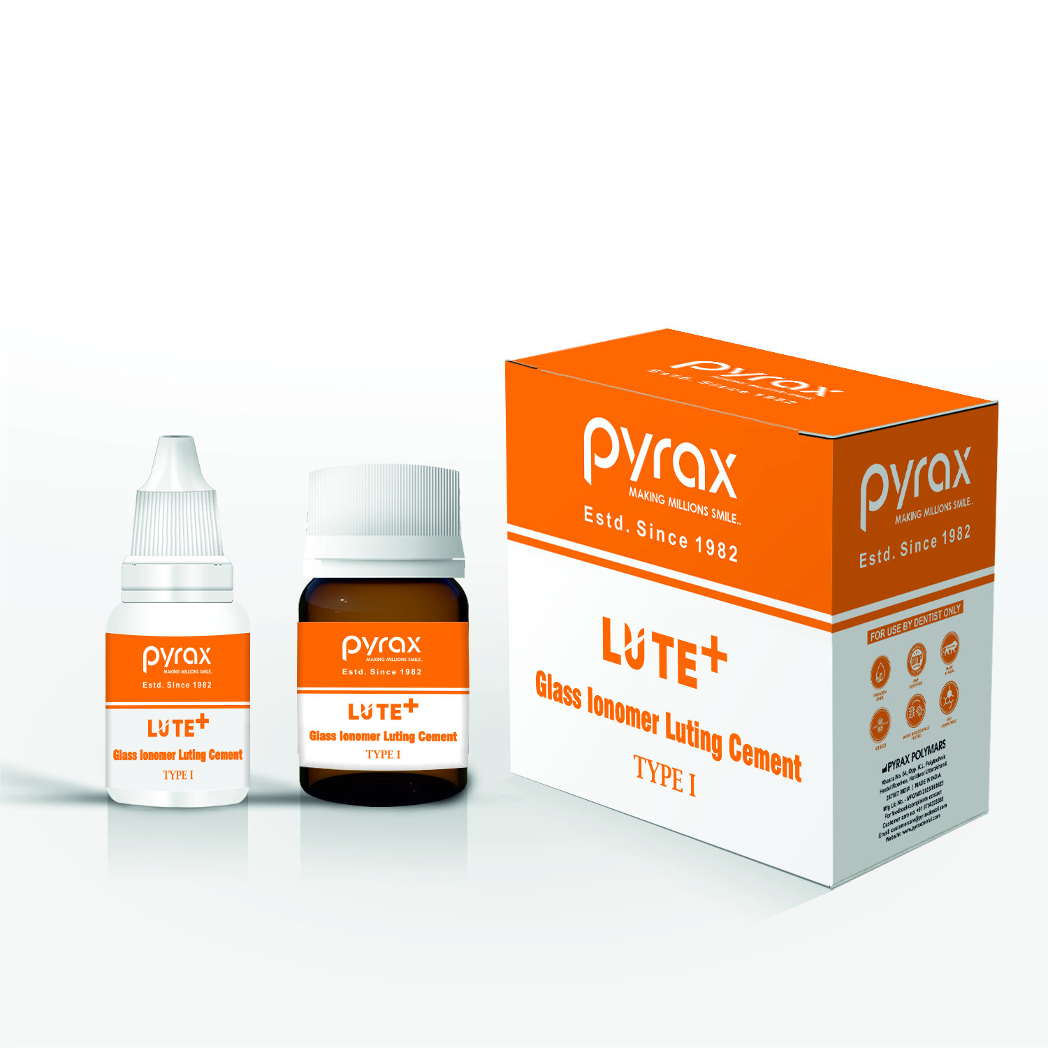 FINE PARTICLE GLASS IONOMER LUTING CEMENT
