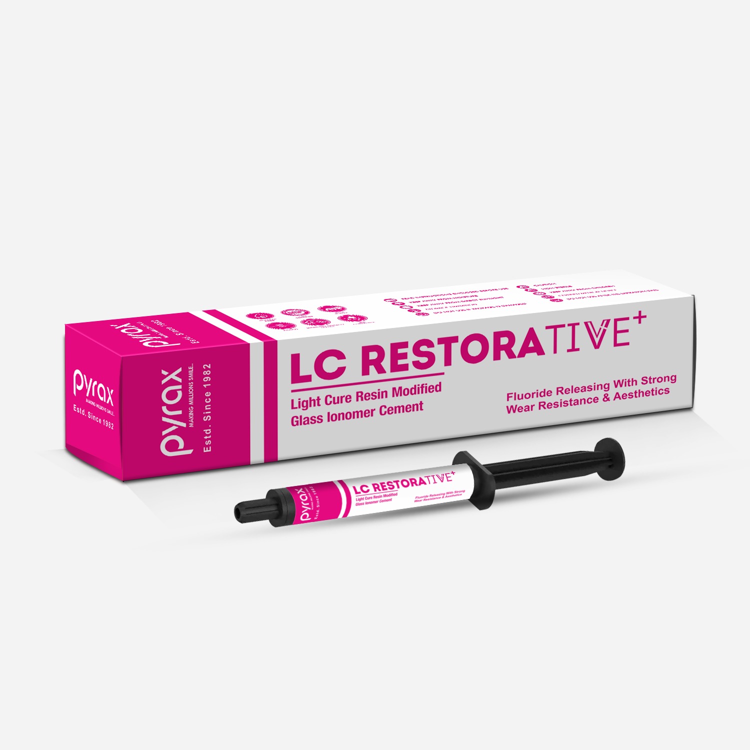 LIGHT CURE GLASS IONOMER COMPOSITE CEMENT RESTORATIVE 1 * 2 GMS