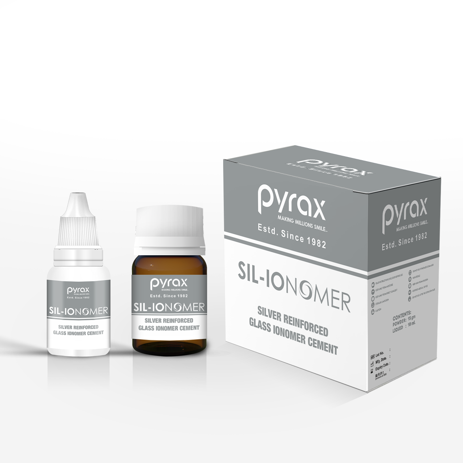SILVER REINFORCED RADIOPAQUE GLASS IONOMER RESTORATIVE MATERIAL