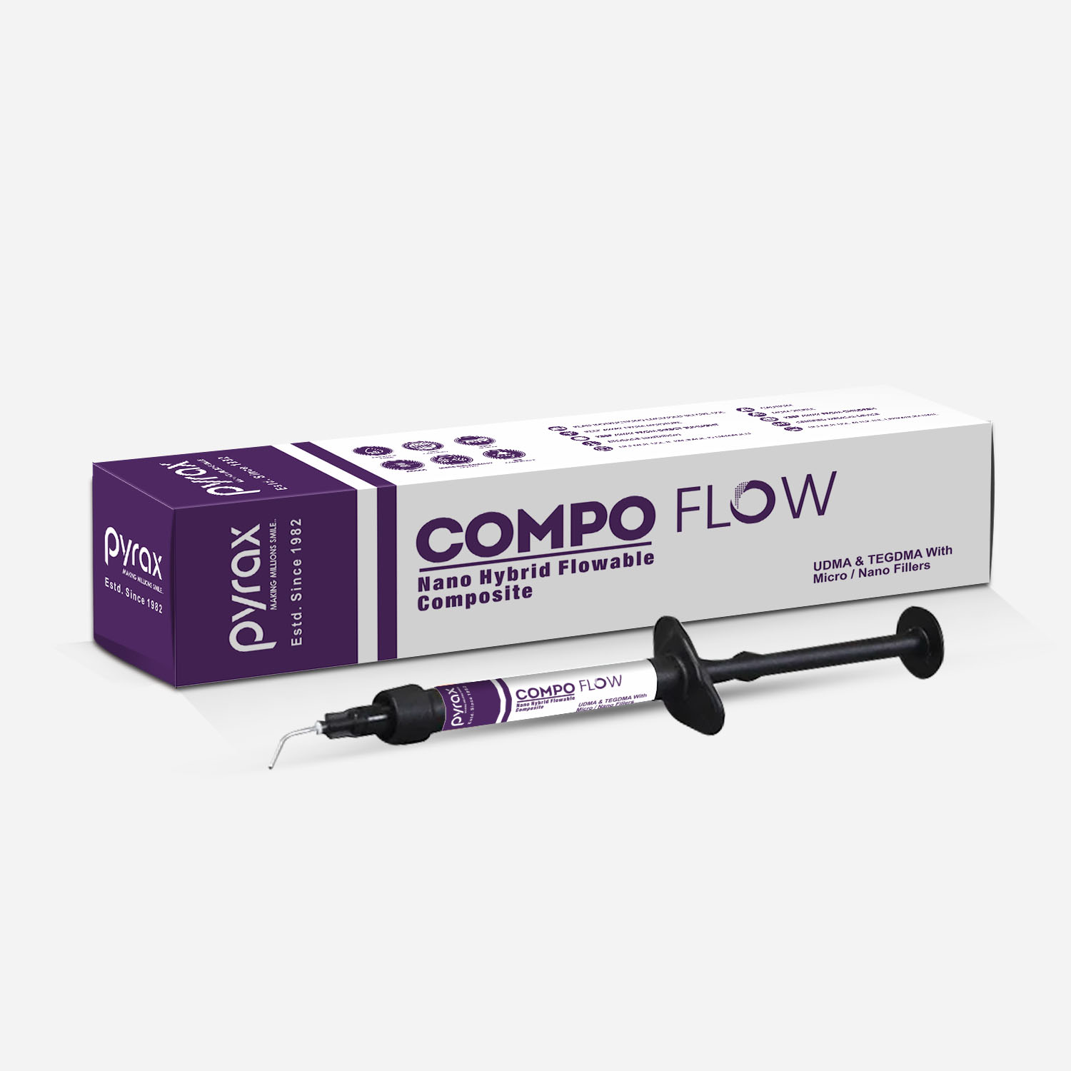 LIGHT CURE NANO HYBRID FLOWABLE COMPOSITE 1 * 2 GMS