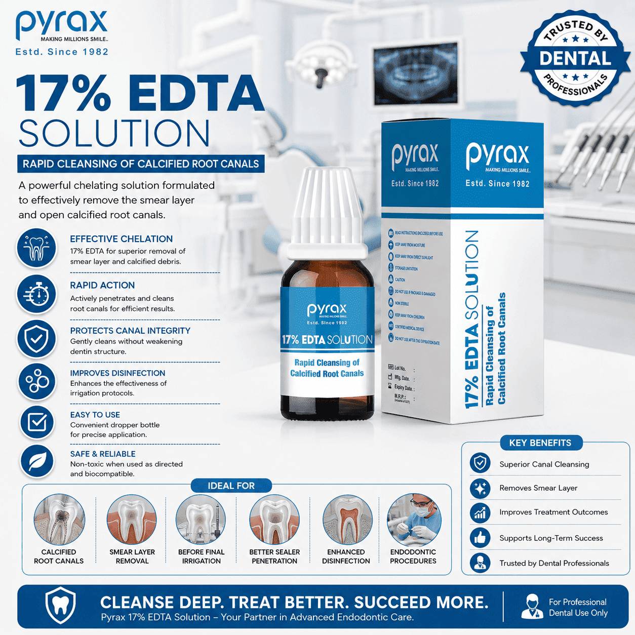 ROOT CANAL CLEANSING EDTA SOLUTION 15ML