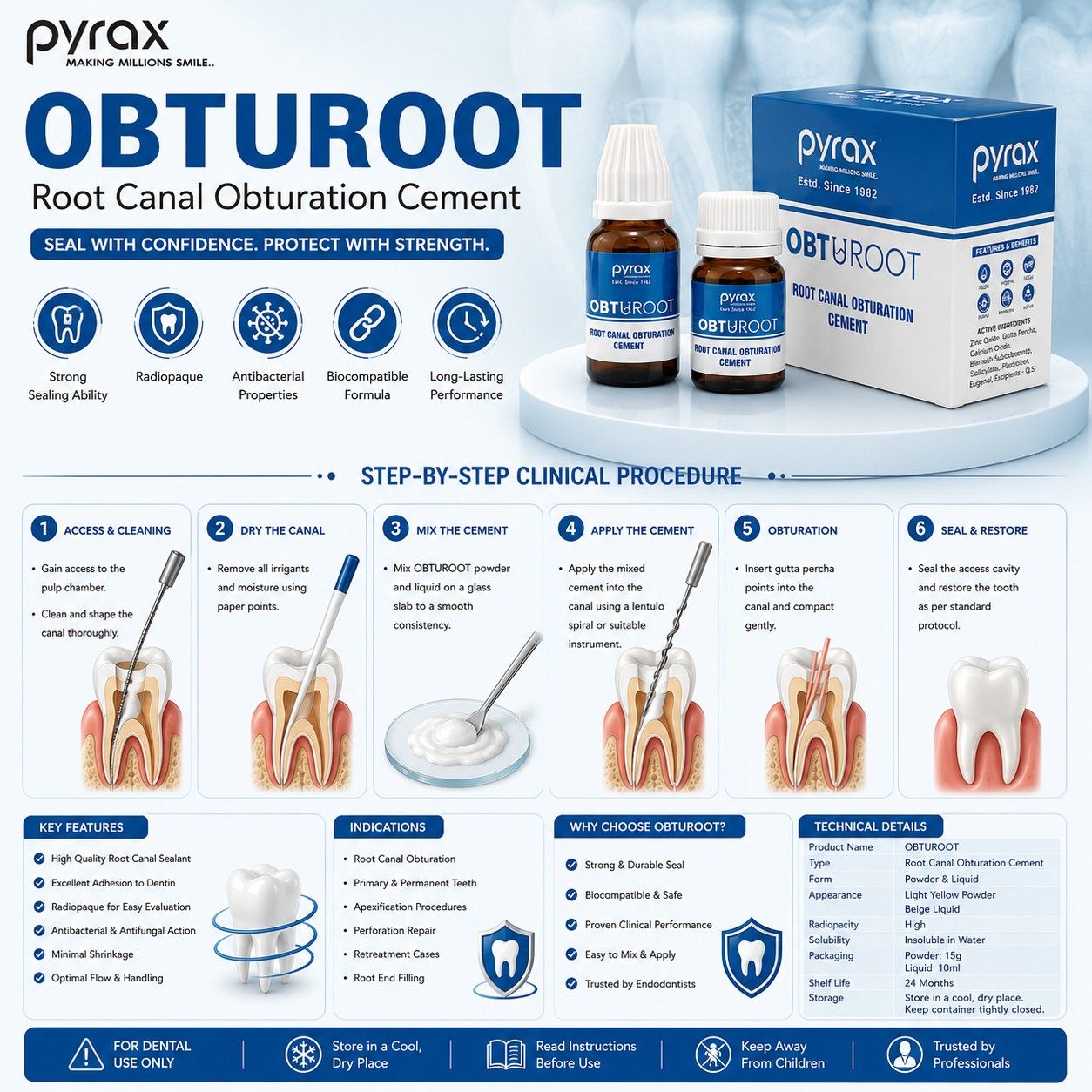 ROOT CANAL OBTURATION CEMENT