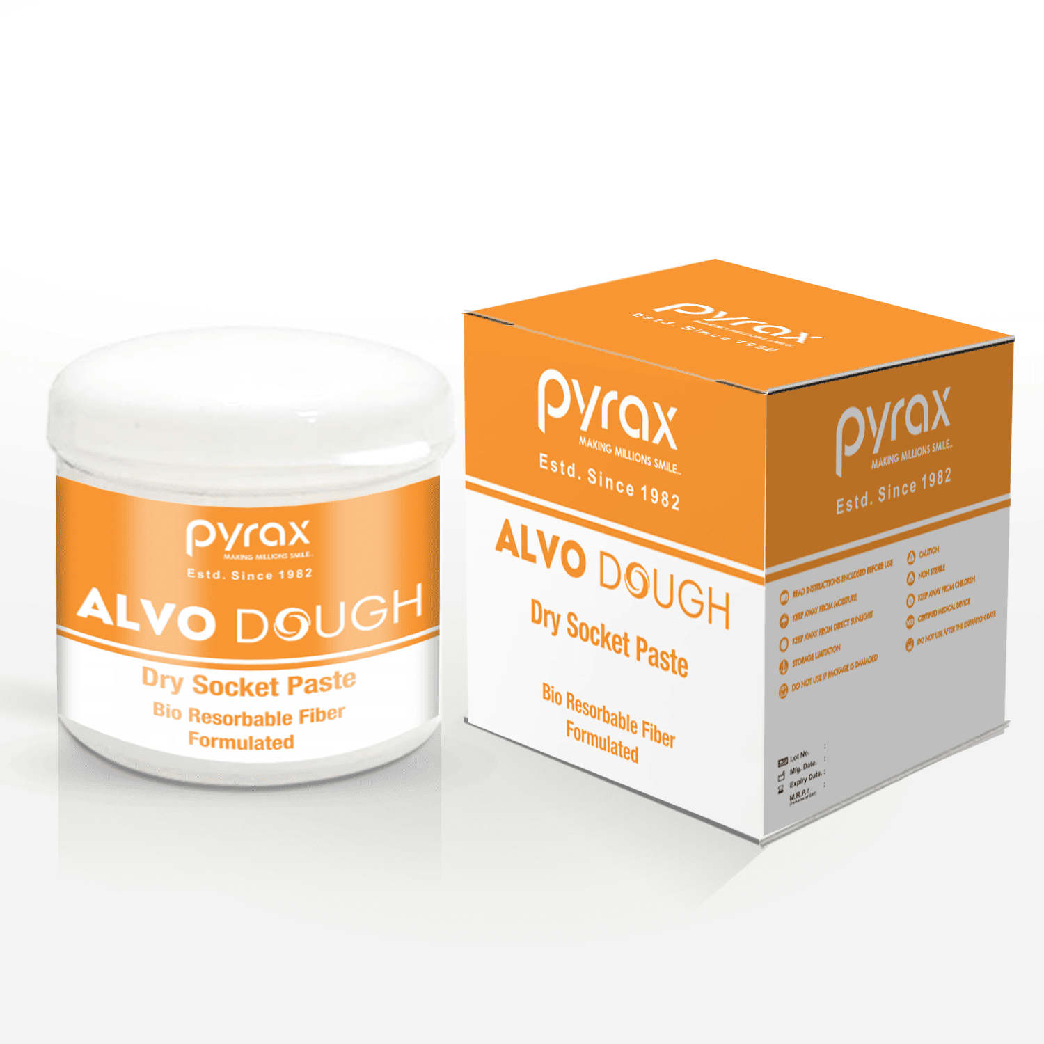 BIO RESORBABLE FIBRE FORMULATED DRY SOCKET PASTE