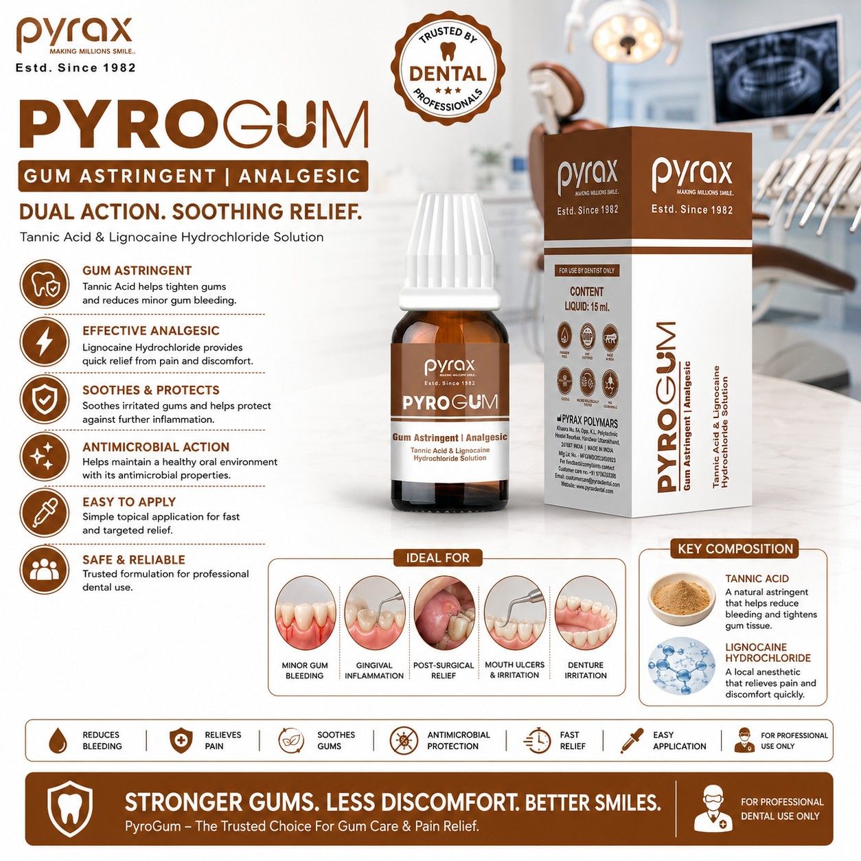 GUM ASTRINGENT ANALGESIC