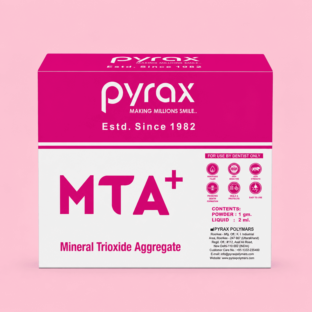 MTA FOR ROOT AND PULP TREATMENT
