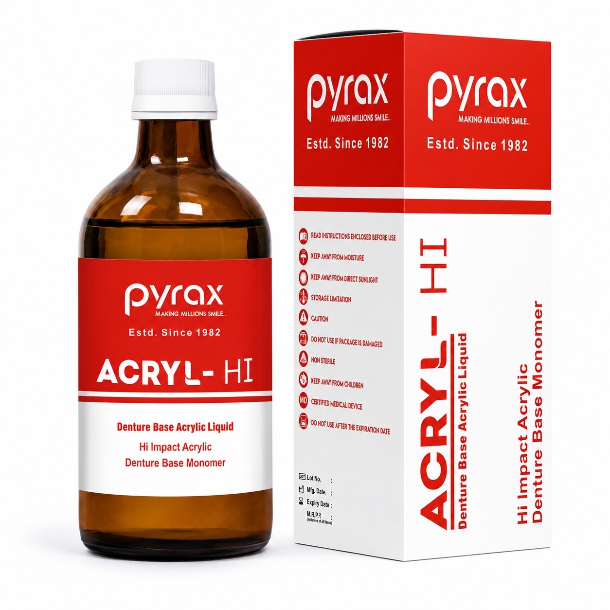 HIGH IMPACT DENTURE BASE LIQUID 100 ML