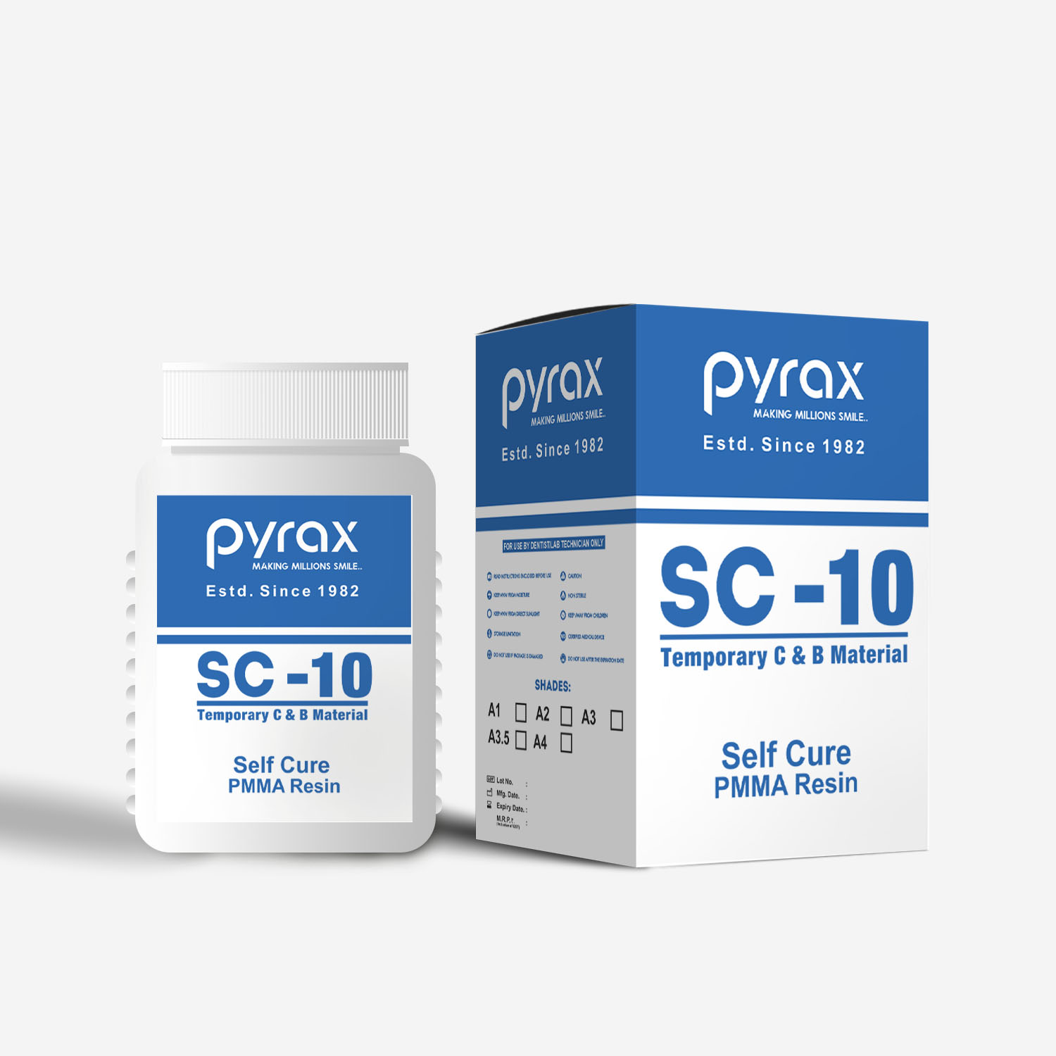SELF CURE TEMPORARY C AND B MATERIAL 450 GMS