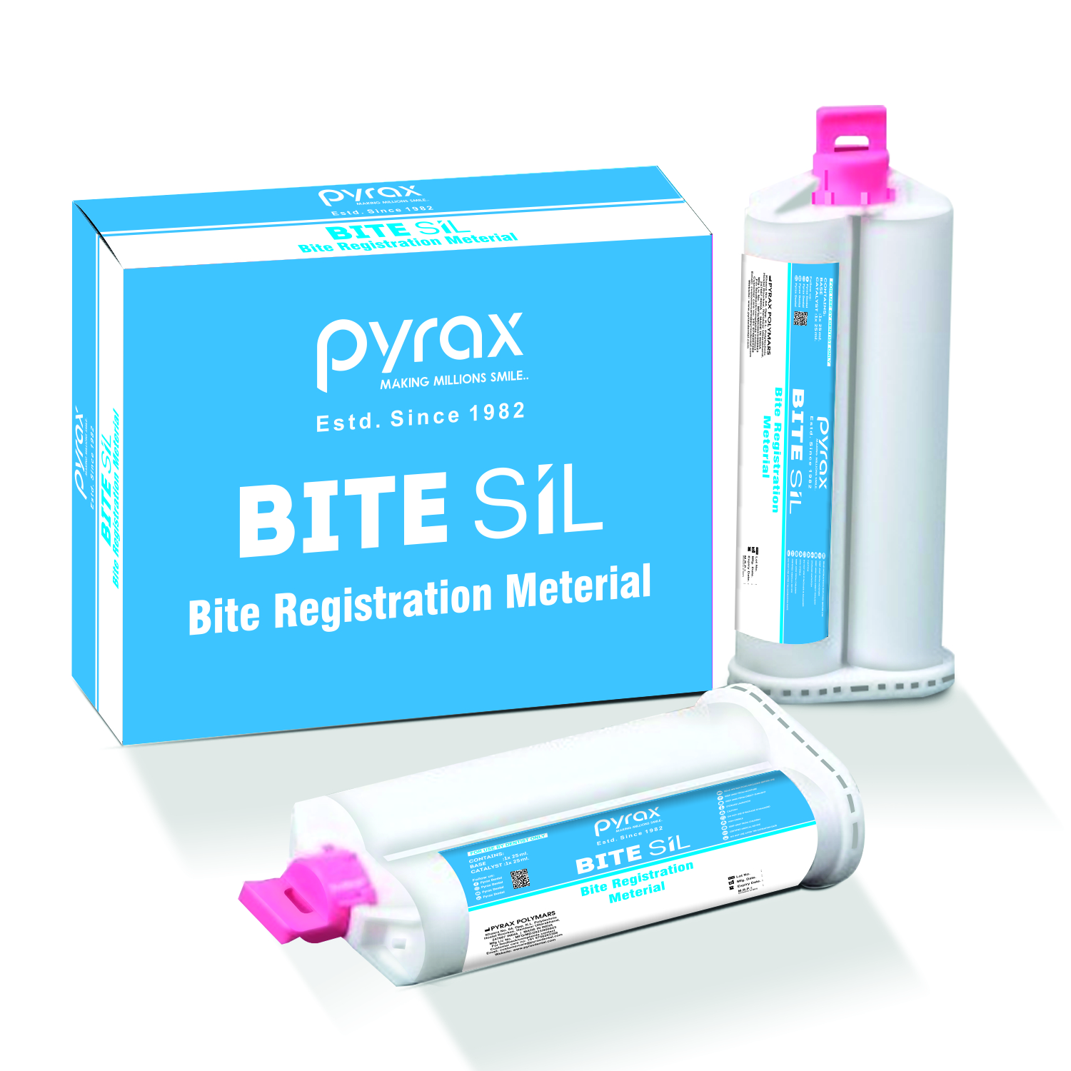 A SILICONE BITE REGISTRATION IMPRESSION MATERIAL 1 INTO 50 ML