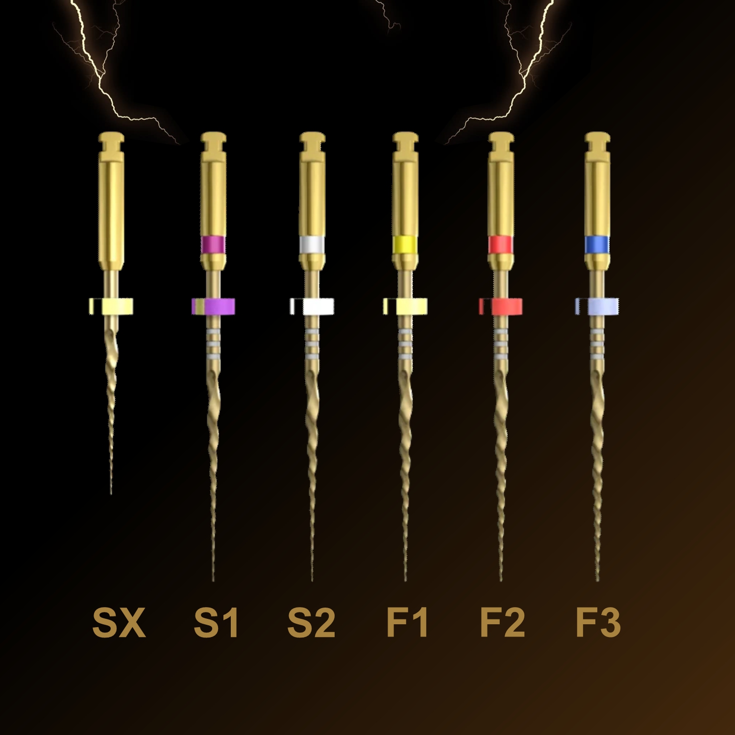 KOREAN NITI GOLD ROTARY FILE