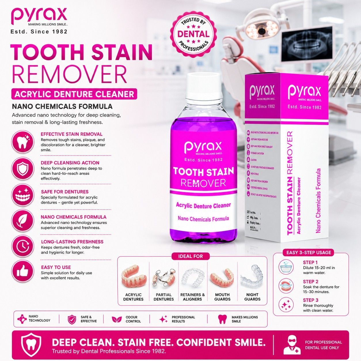 ACRYLIC DENTURE CLEANER