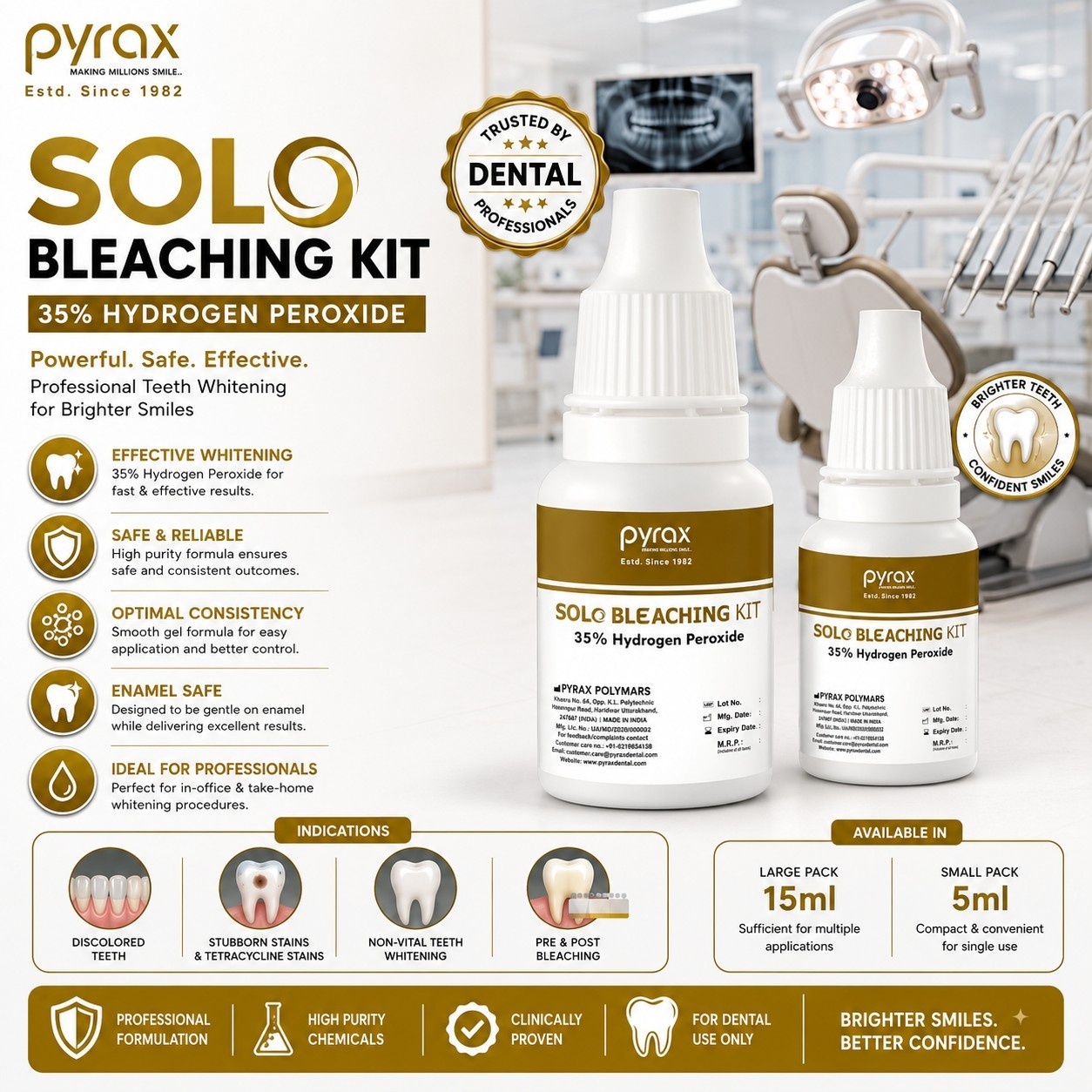 ADVANCE FORMULA, RAPID IN OFFICE WHITENING SYSTEM