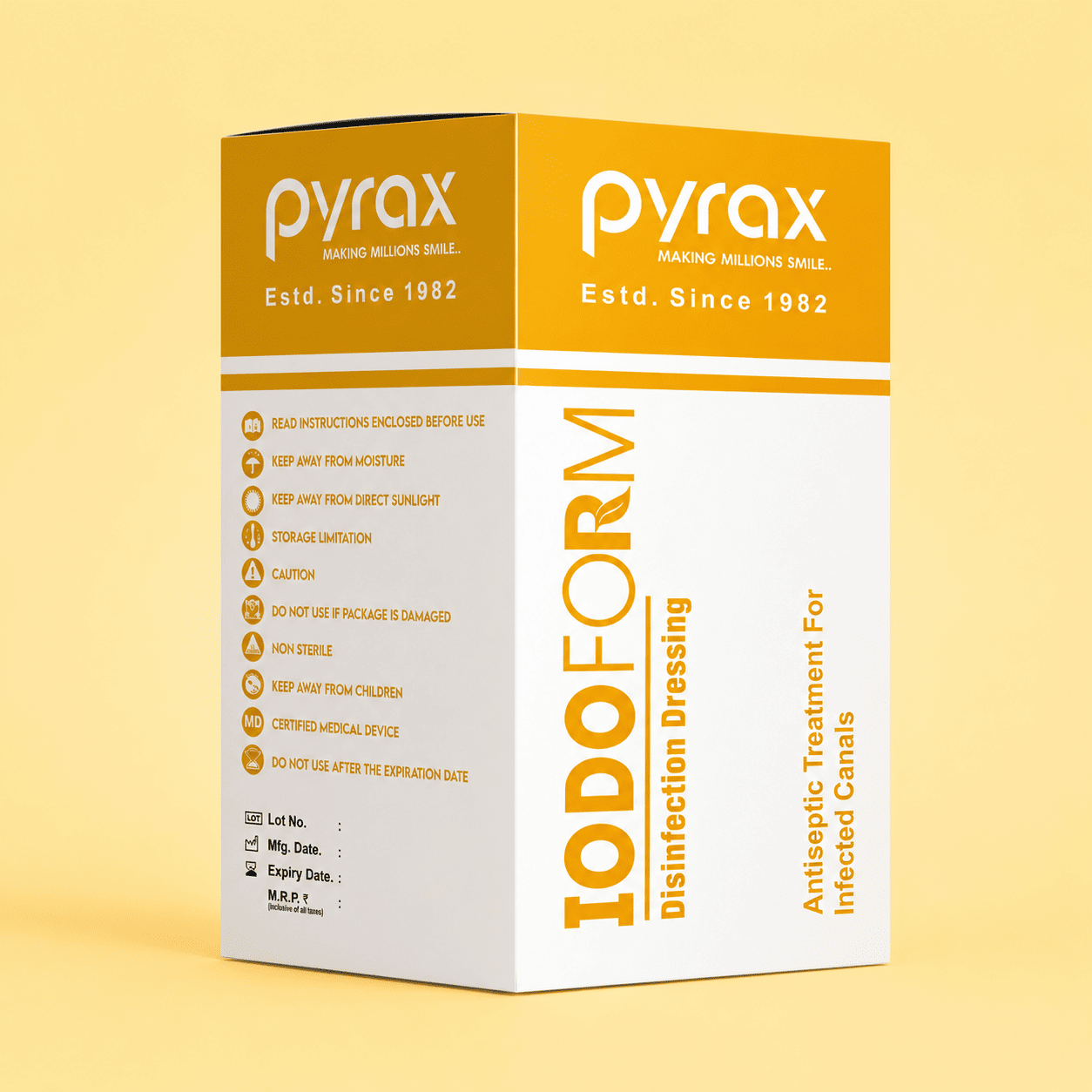 ANTISEPTIC AND ANALGESIC DRESSING FOR POST EXTRACTION CARE AND PERIODONTAL INFECTIONS