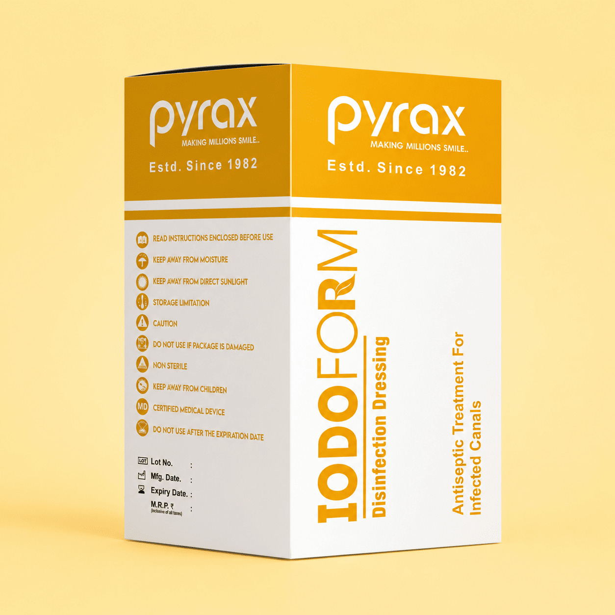 ANTISEPTIC AND ANALGESIC DRESSING FOR POST EXTRACTION CARE AND PERIODONTAL INFECTIONS