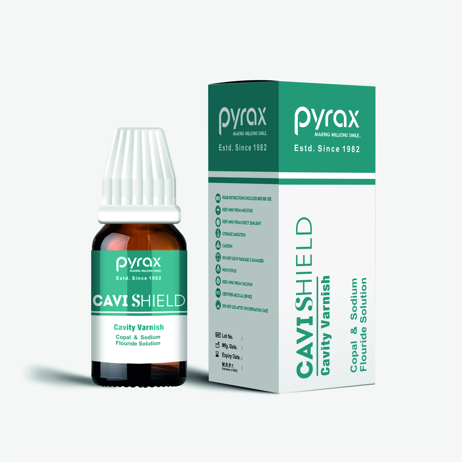 CAVITY PROTECTIVE VARNISH WITH FLUORIDE