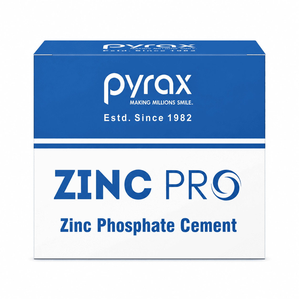 FINE PARTICLE ZINC PHOSPHATE CEMENT