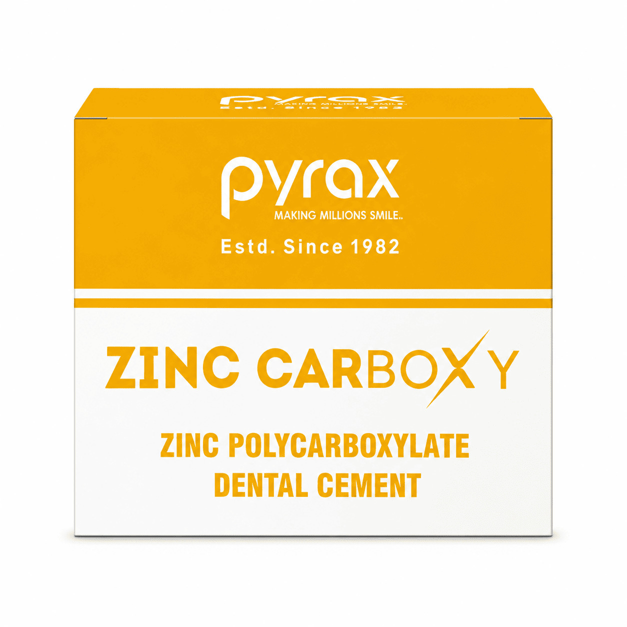 FINE PARTICLE ZINC POLYCARBOXYLATE CEMENT