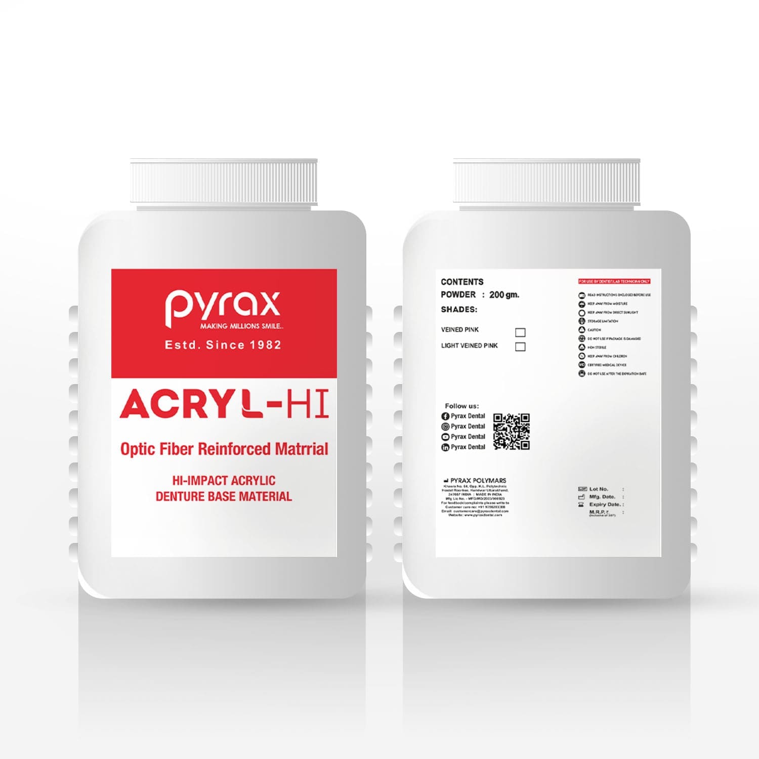 HIGH IMPACT DENTURE BASE POWDER 1 KG