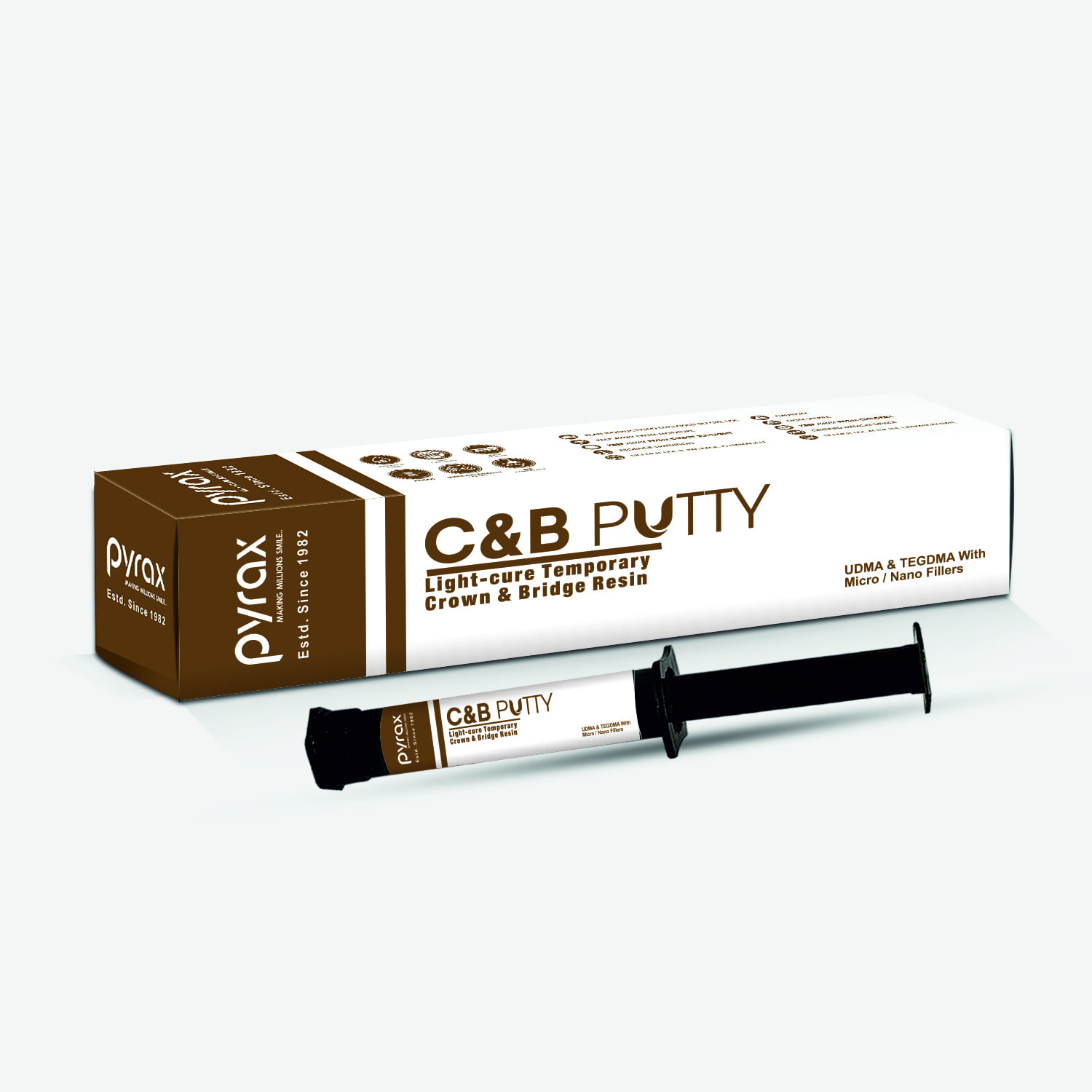 LIGHT CURE TEMPORARY CROWN AND BRIDGE PUTTY 2 * 12 ML