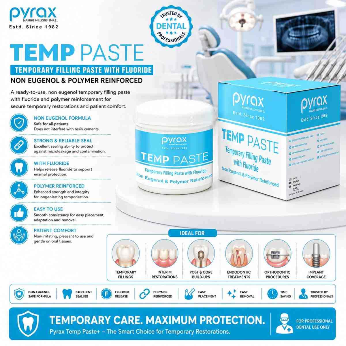NON EUGENOL ZINC SULPHATE TEMPORARY FILLING MATERIAL