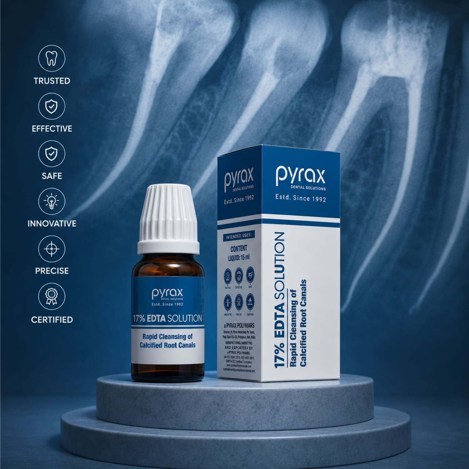 ROOT CANAL CLEANSING EDTA SOLUTION 15ML