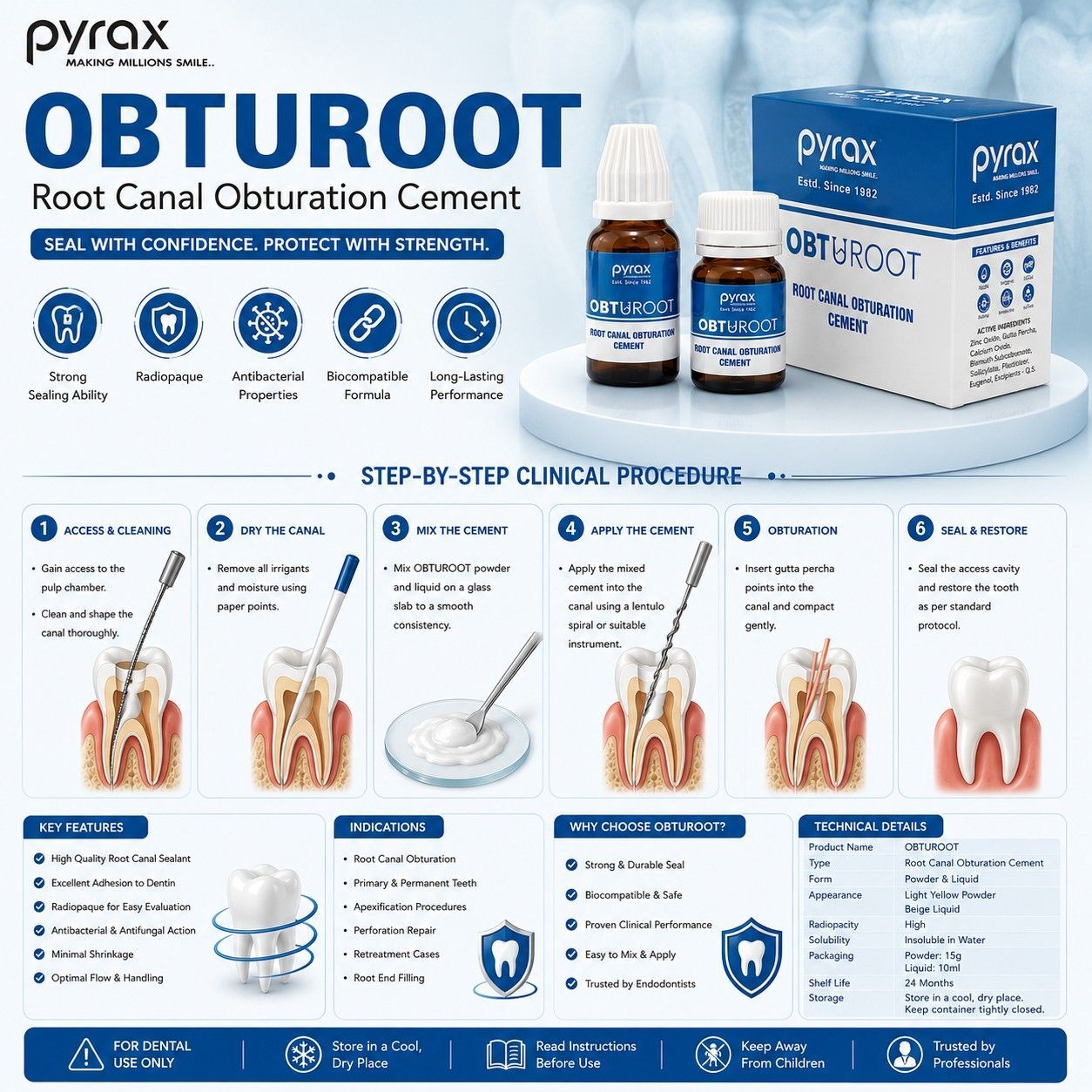 ROOT CANAL OBTURATION CEMENT