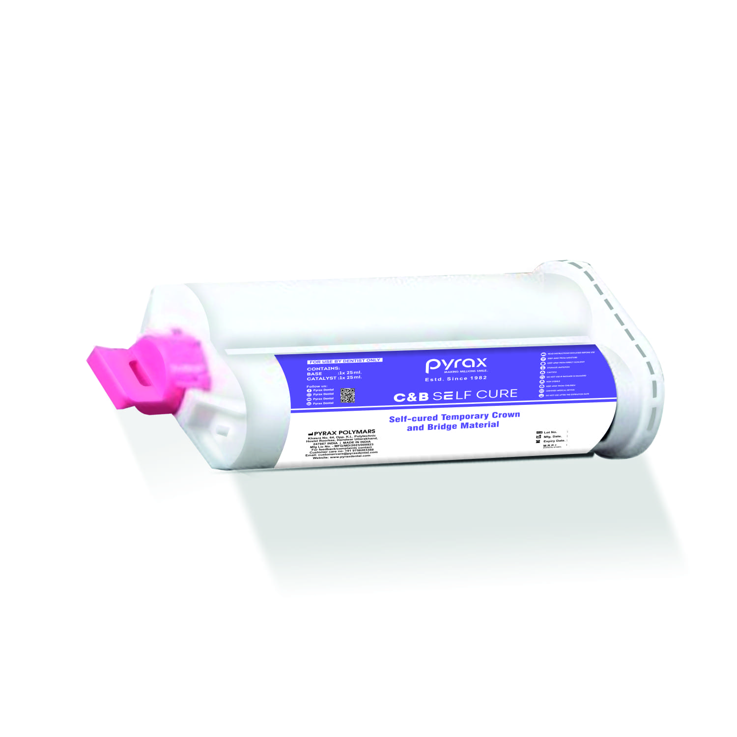 SELF CURE TEMPORARY CROWN AND BRIDGE MATERIAL 1 INTO 50 GMS