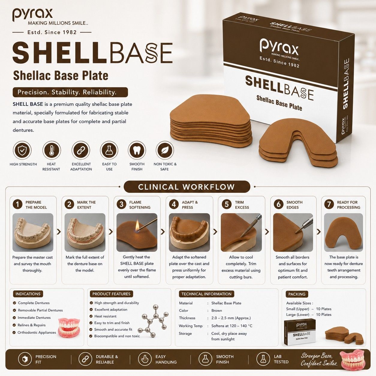 SHELLAC BASE PLATE