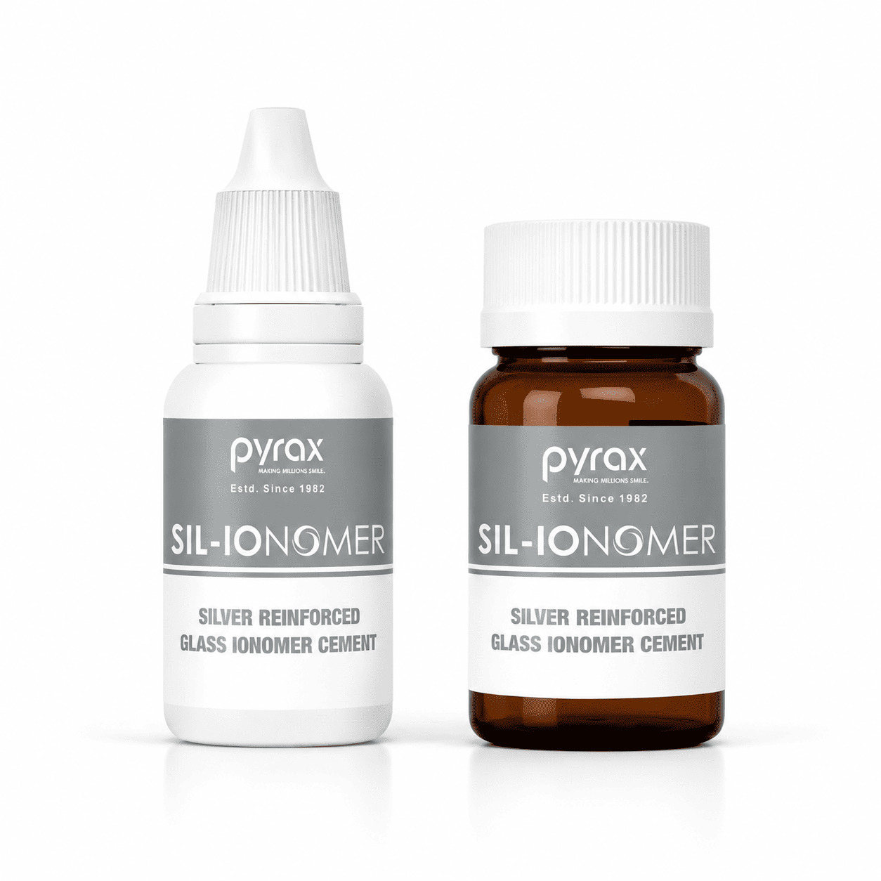 SILVER REINFORCED RADIOPAQUE GLASS IONOMER RESTORATIVE MATERIAL